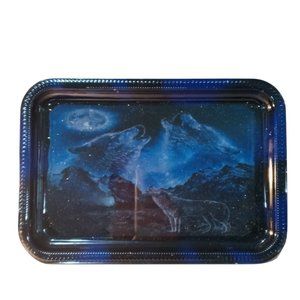 Wolves Howling Decorative Tray